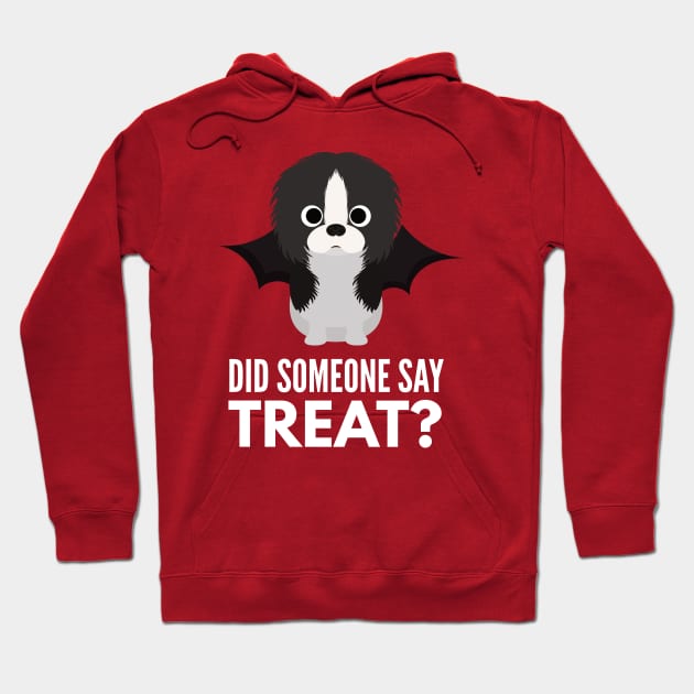 Japanese Chin Halloween Trick or Treat Hoodie by DoggyStyles